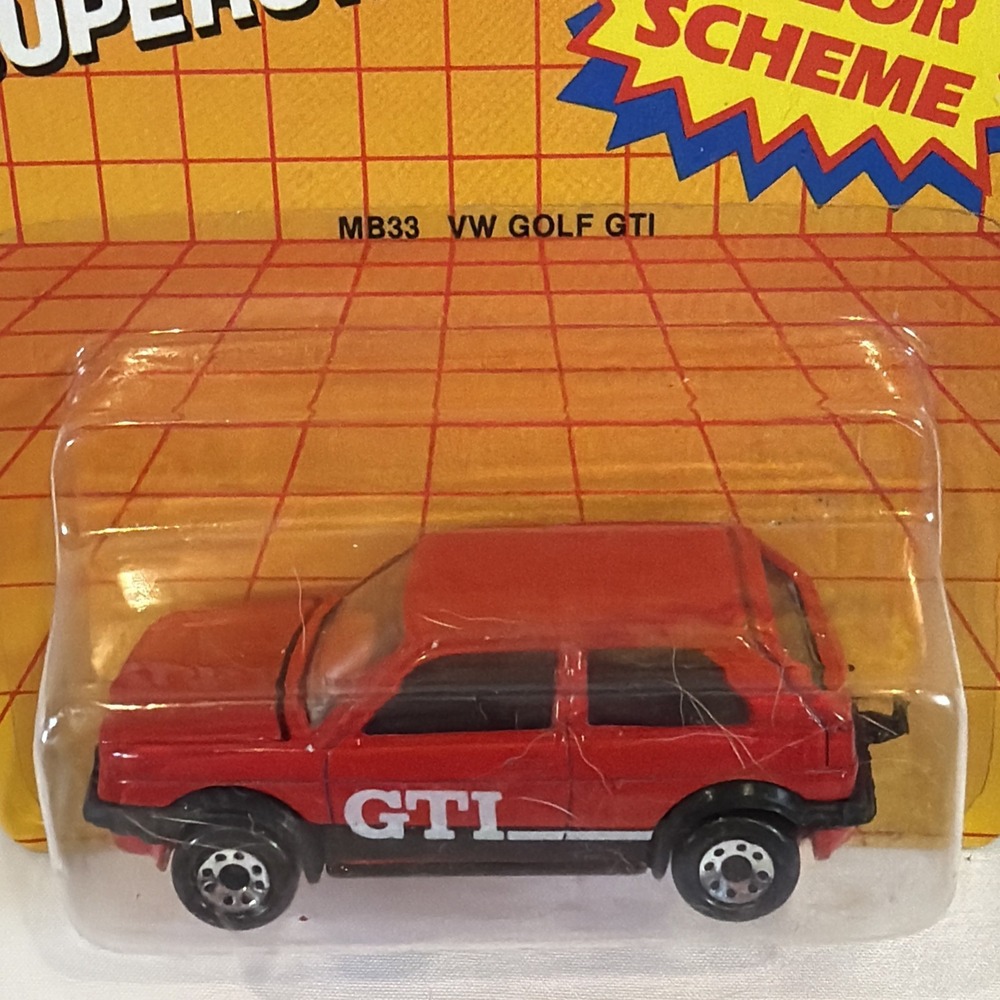 Vintage Matchbox Lot Porsche Turbo Mazda RX7 VW Golf GTI Carded 80s - Picture 12 of 14
